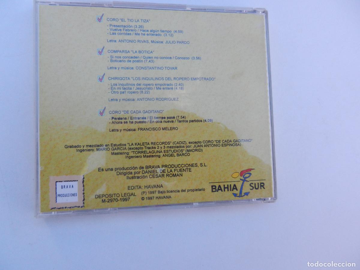 CDs de m&uacute;sica: CARNAVAL 97 - BAHIA SUR - CD - Foto 3