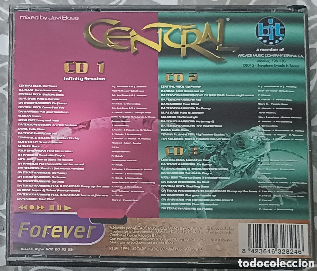 CDs de m&uacute;sica: CD CENTRAL FOREVER . 3 CD . BIT MUSIC - Foto 2