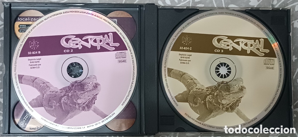 CDs de m&uacute;sica: CD CENTRAL FOREVER . 3 CD . BIT MUSIC - Foto 4
