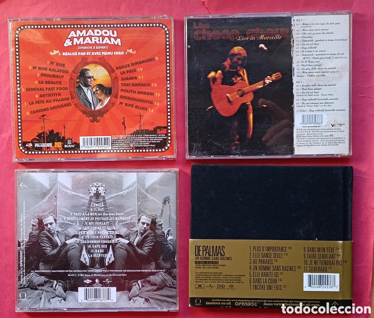 CDs de m&uacute;sica: Lote de 4 CDs,canci&oacute;n francesa - Foto 2