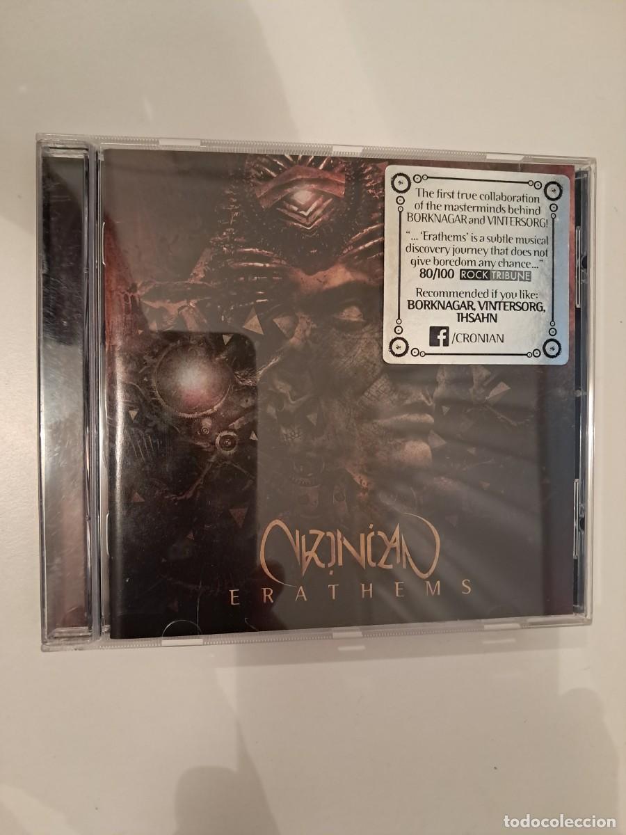 CDs de m&uacute;sica: Cronian , Erathems , CD 2013 USA , Impecable. Progresive Black Heavy Metal - Foto 1