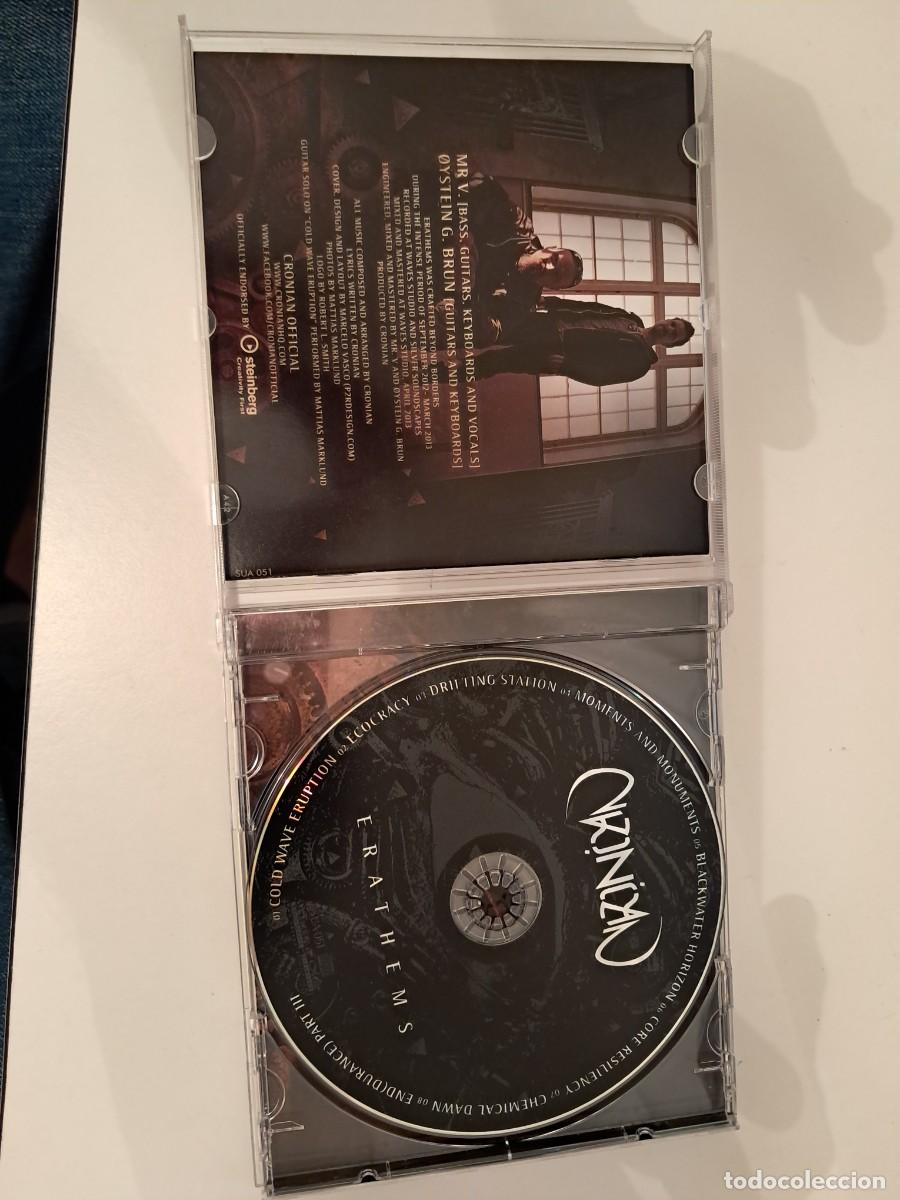 CDs de m&uacute;sica: Cronian , Erathems , CD 2013 USA , Impecable. Progresive Black Heavy Metal - Foto 3