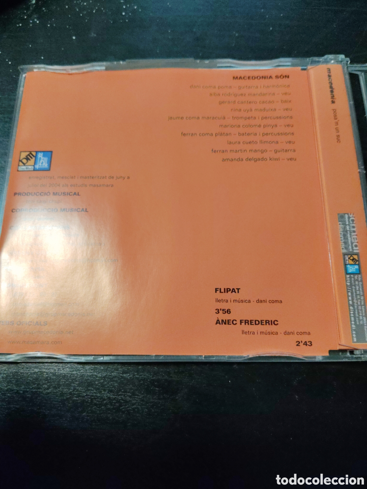 CDs de m&uacute;sica: Maced&ograve;nia&nbsp;&ndash;&nbsp;Flipat Cd single 2004 Espa&ntilde;a - Foto 3