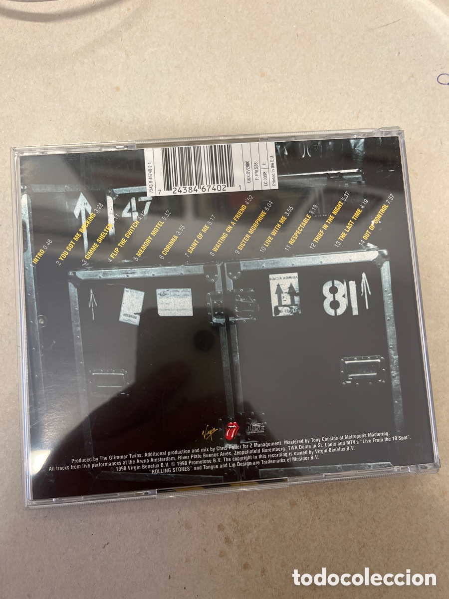 CDs de m&uacute;sica: Rolling Stones. no security. Live. Security 1 - Foto 2