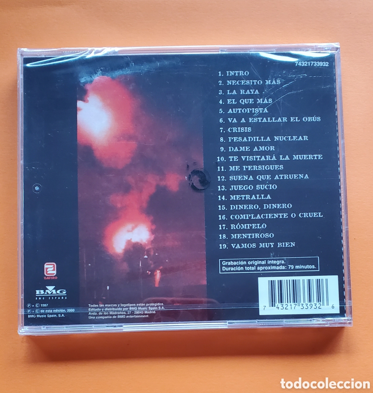 CDs de m&uacute;sica: OBUS . En Directo 21 - 2 -87 . Precintado . - Foto 2