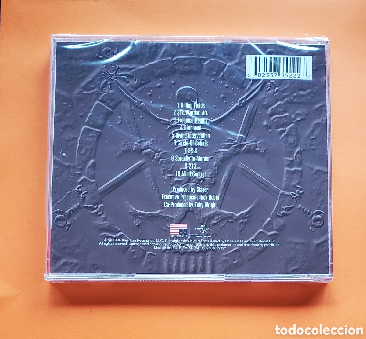 CDs de m&uacute;sica: SLAYER . Divine Intervention .Precintado !! - Foto 2