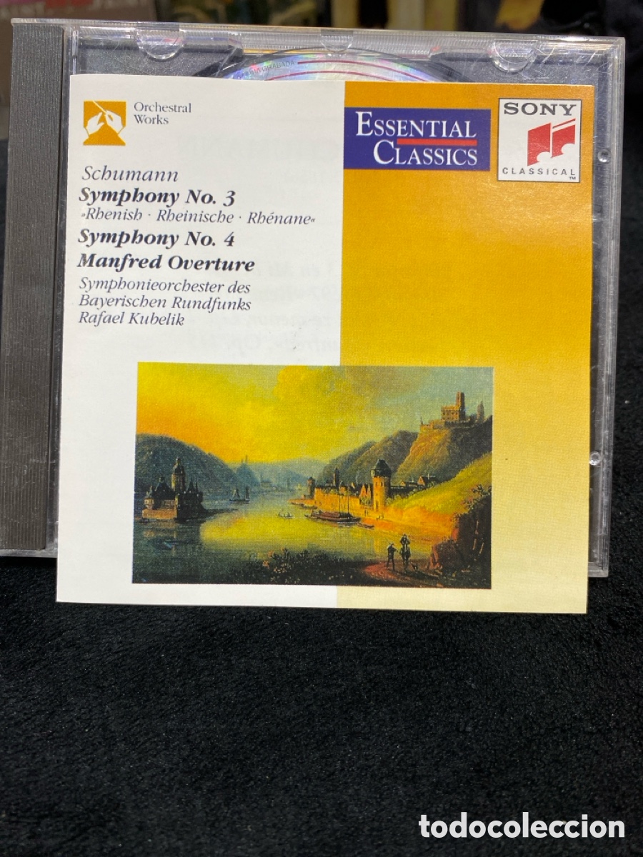 CDs de m&uacute;sica: CD SCHUMANN. SYMPHONY No.3 , SYMPHONY No.4 y MANFRED OVERTURE - Foto 1