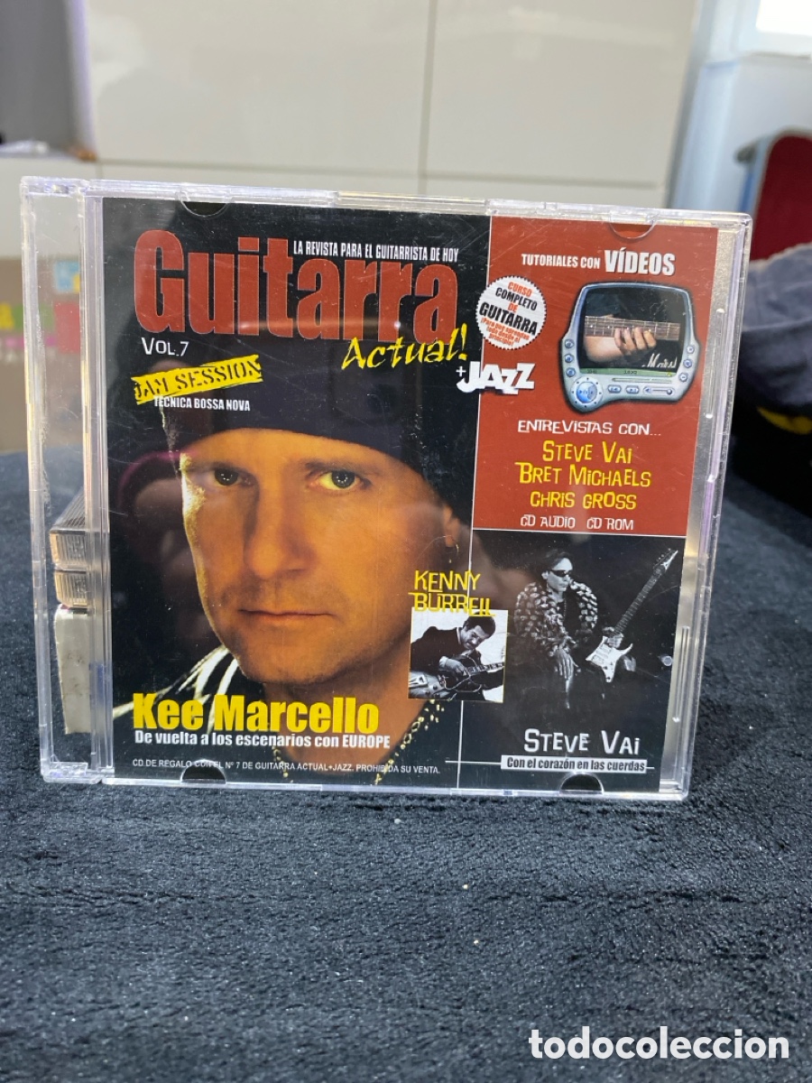 Musik-CDs: CD GUITARRA ACTUAL VOL. 7. KEE MARCELLO. ENTEEVISTAS STEVE VAI, BRET MICHAELS, CHRIS GROSS