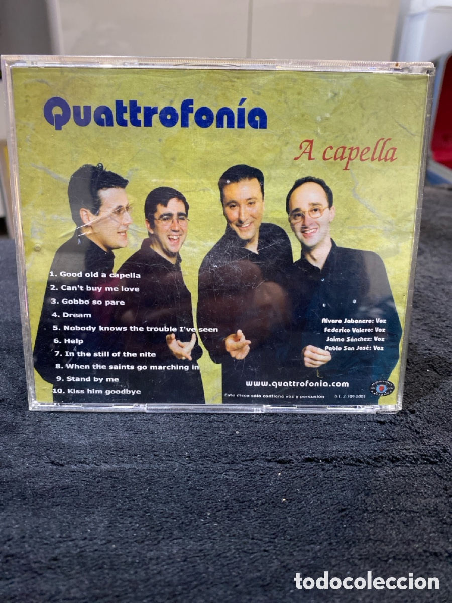 CDs de m&uacute;sica: CD QUATTROFONIA. A CAPELLA - Foto 2