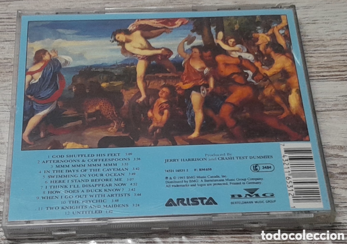 CDs de m&uacute;sica: CRASH TEST DUMMIES - GOD SHUFFED HIS FEET - Foto 2