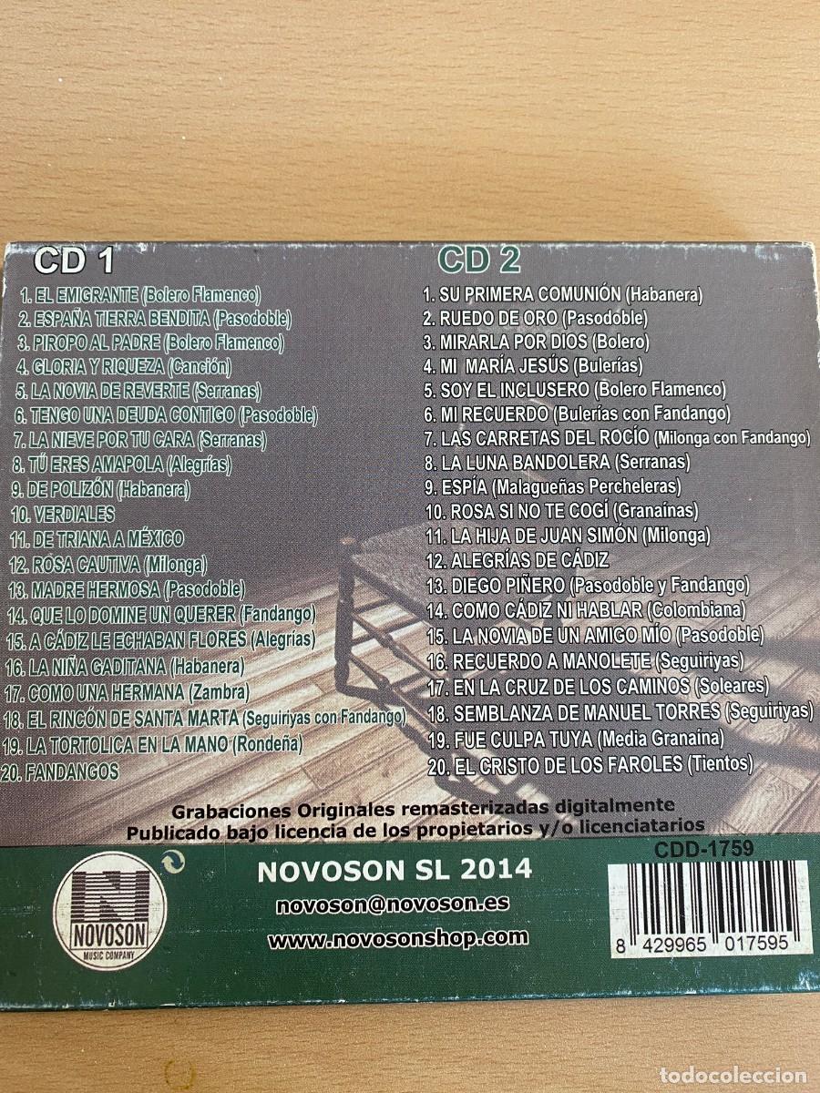 CDs de m&uacute;sica: JUANITO VALDERRAMA, 40 GRANDES EXITOS - Foto 2