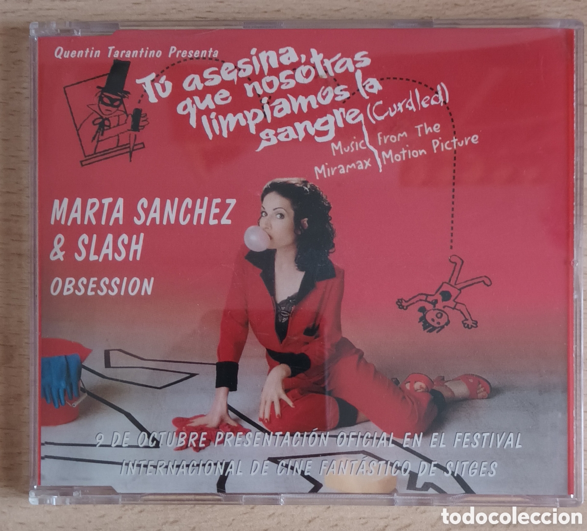 CDs de m&uacute;sica: MARTA SANCHEZ & SLASH- Obsession (CD) Single Promo - Foto 1