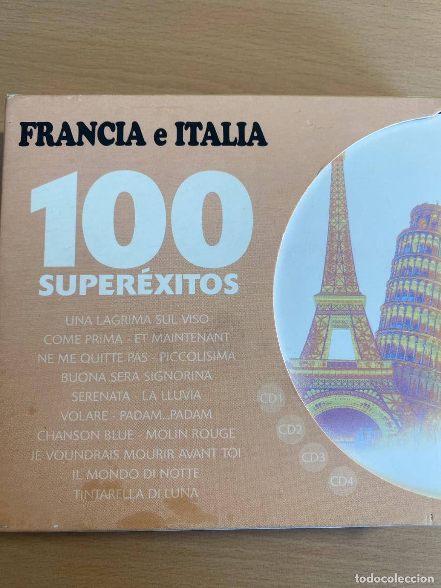CDs de m&uacute;sica: FRANCIA E ITALIA 100 SUPER EXITOS 4CDS - Foto 1