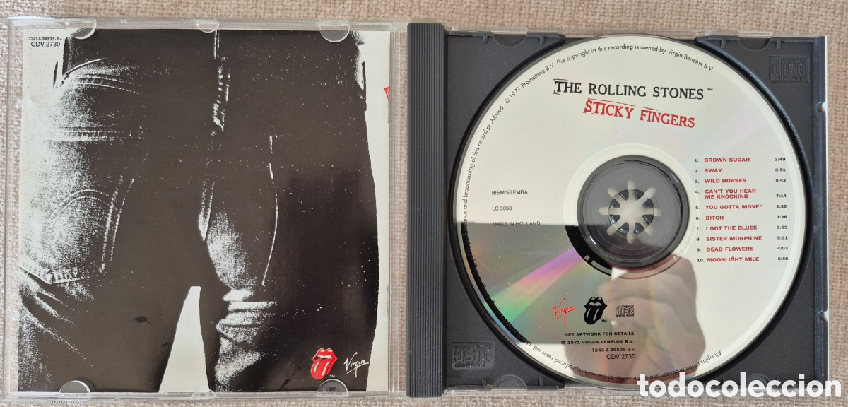 CDs de m&uacute;sica: CD THE ROLLING STONES STICKY FINGERS - Foto 3