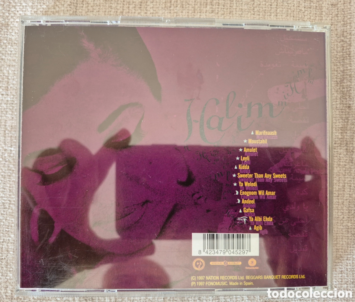 CDs de m&uacute;sica: CD NATACHA ATLAS HALIM 1997 - Foto 2
