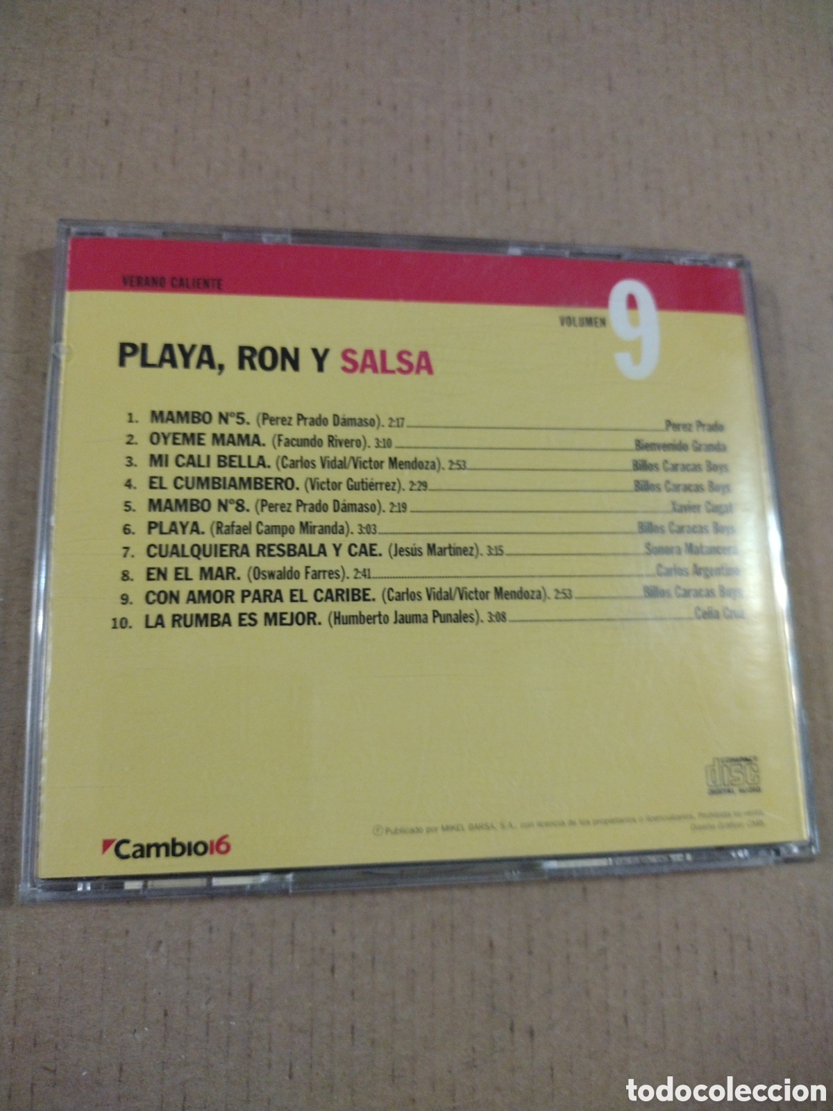 CDs de m&uacute;sica: VERANO CALIENTE PLAYA RON Y SALSA. CD. - Foto 2