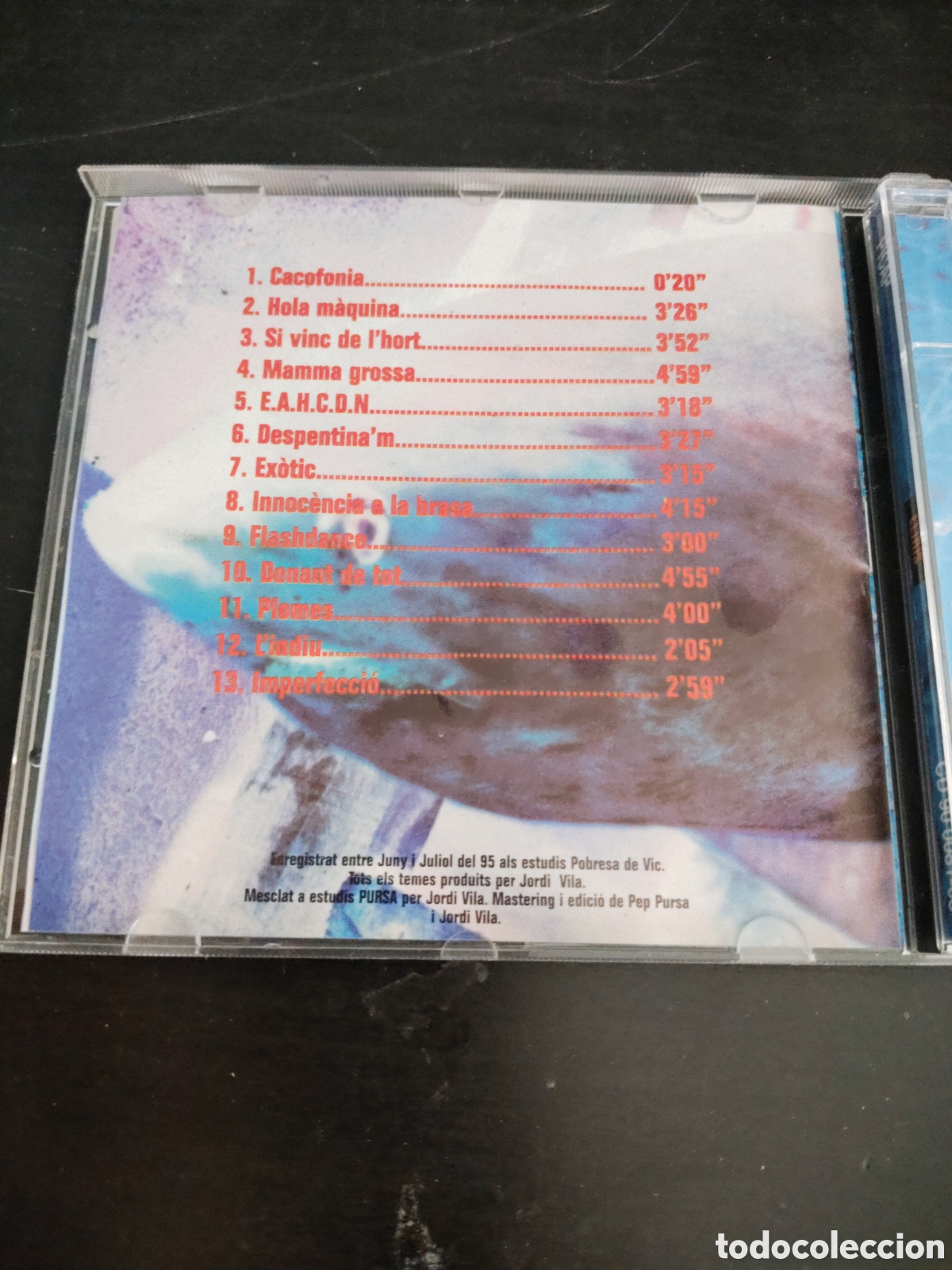 CDs de m&uacute;sica: Lliris&nbsp;&ndash;&nbsp;Lliris Cd album 1995 Espa&ntilde;a - Foto 3