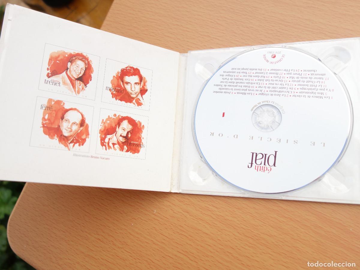 CDs de m&uacute;sica: 2 cd`s &eacute;dith piaf. LE SI&Egrave;CLE DOR - Foto 3