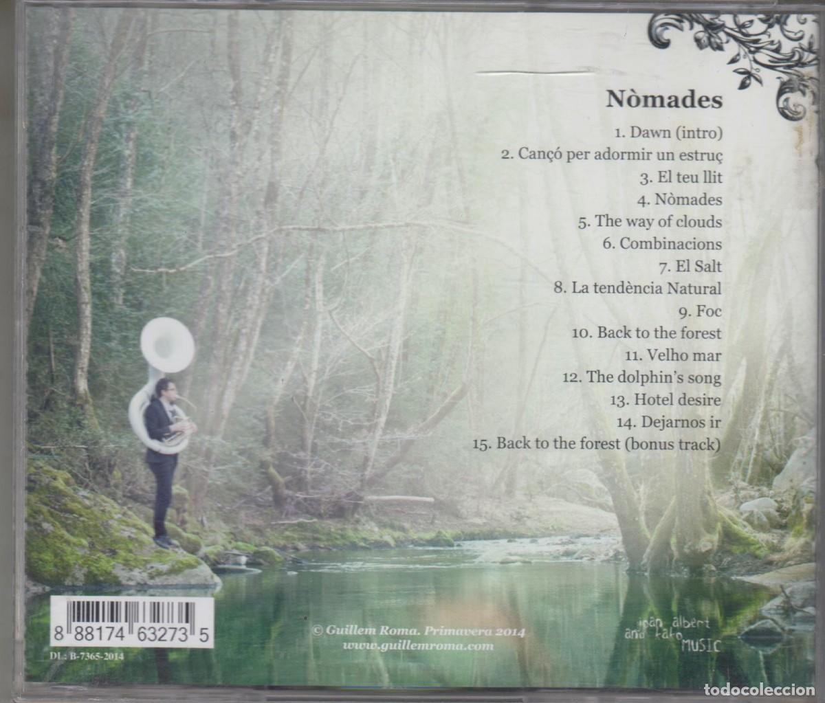 CDs de m&uacute;sica: Guillem Roma cd cd-rom N&ograve;mades 2014 - Foto 2