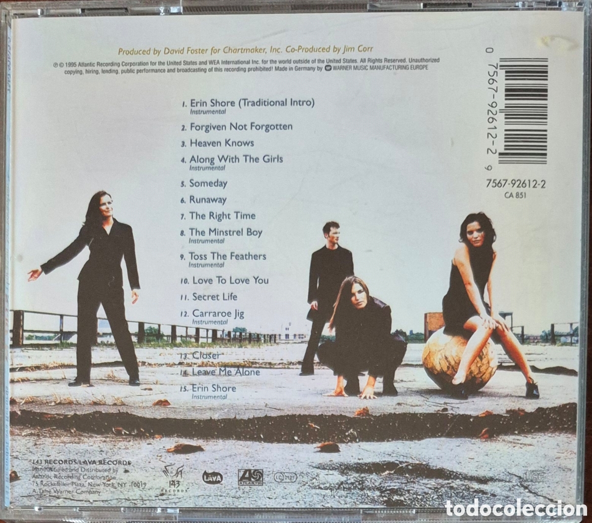 CDs de m&uacute;sica: CD - THE CORRS - FORGIVEN, NOT FORGOTTEN 1995 - Foto 2