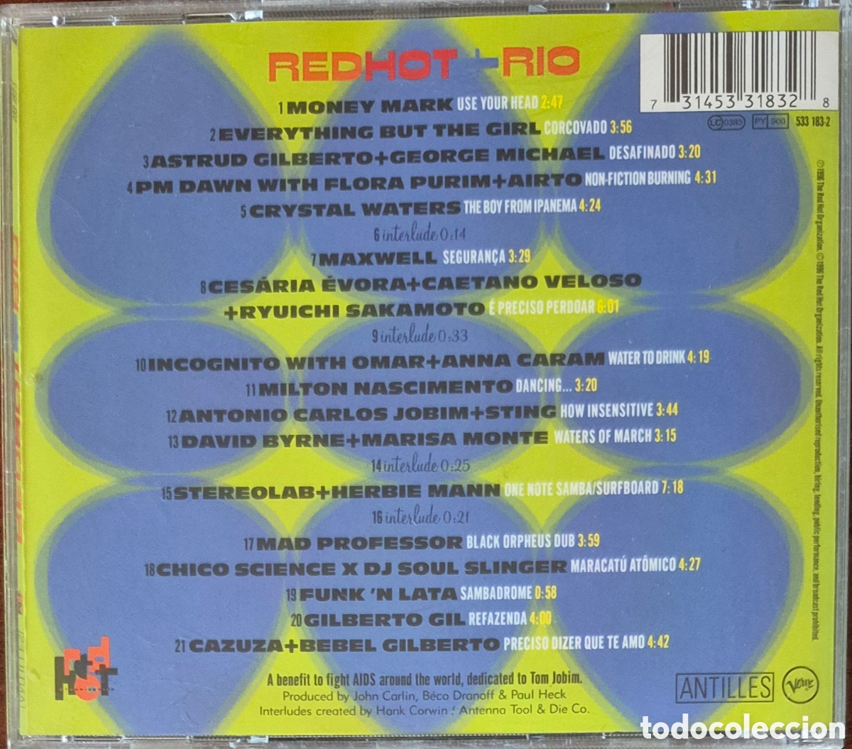 CDs de m&uacute;sica: CD - RED HOT + RIO 1996 - Foto 2