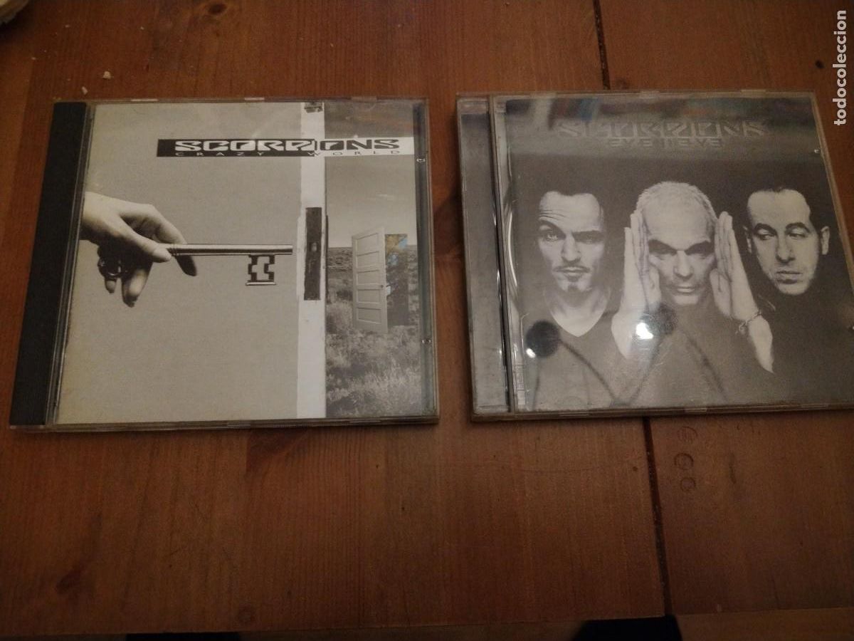 CDs de m&uacute;sica: Scorpions -Eye II Eye -crazy world - Foto 1