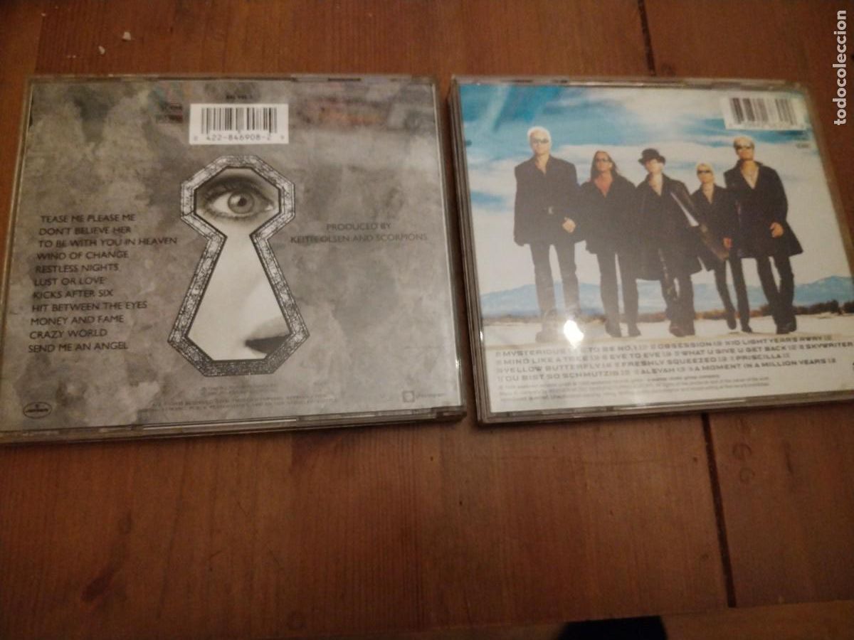 CDs de m&uacute;sica: Scorpions -Eye II Eye -crazy world - Foto 2