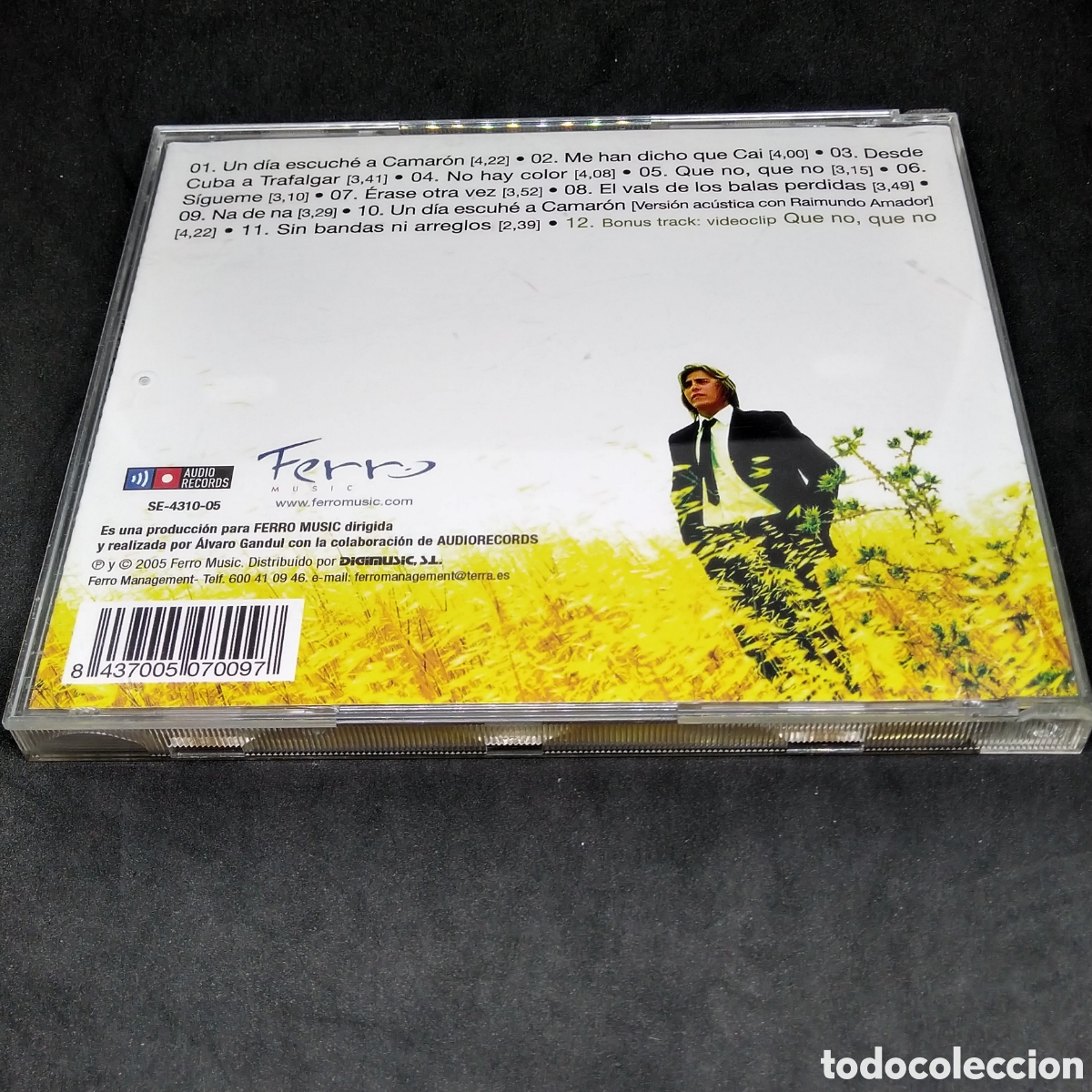 CDs de m&uacute;sica: ABRAHAM - ABRAHAM - CD - DISCO VERIFICADO - 2005 - Foto 2