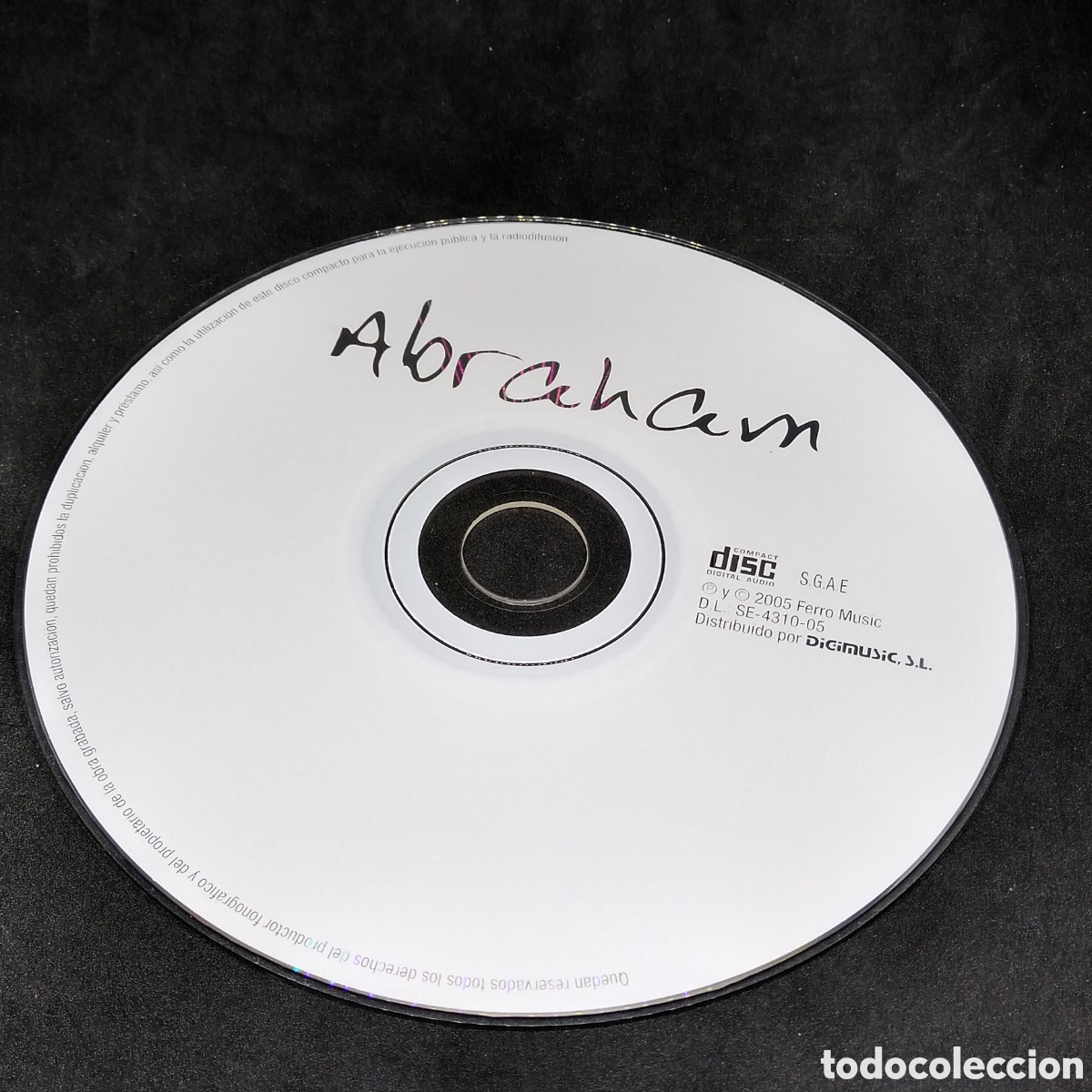 CDs de m&uacute;sica: ABRAHAM - ABRAHAM - CD - DISCO VERIFICADO - 2005 - Foto 6