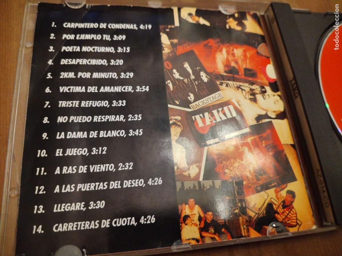 CDs de m&uacute;sica: TAKO -CARPINTERO DE CONDENAS - Foto 4