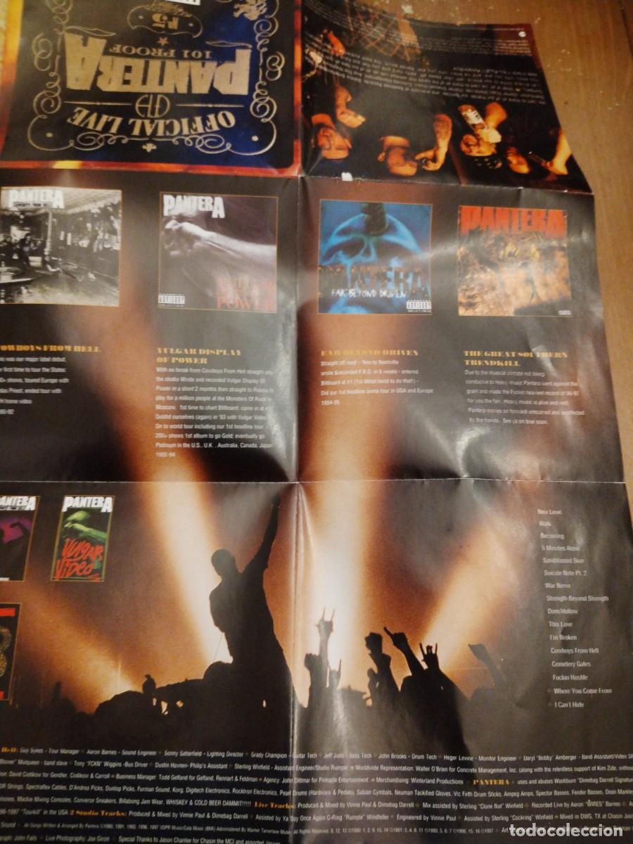 CDs de m&uacute;sica: Pantera -official live -101 proof -1992 - Foto 6