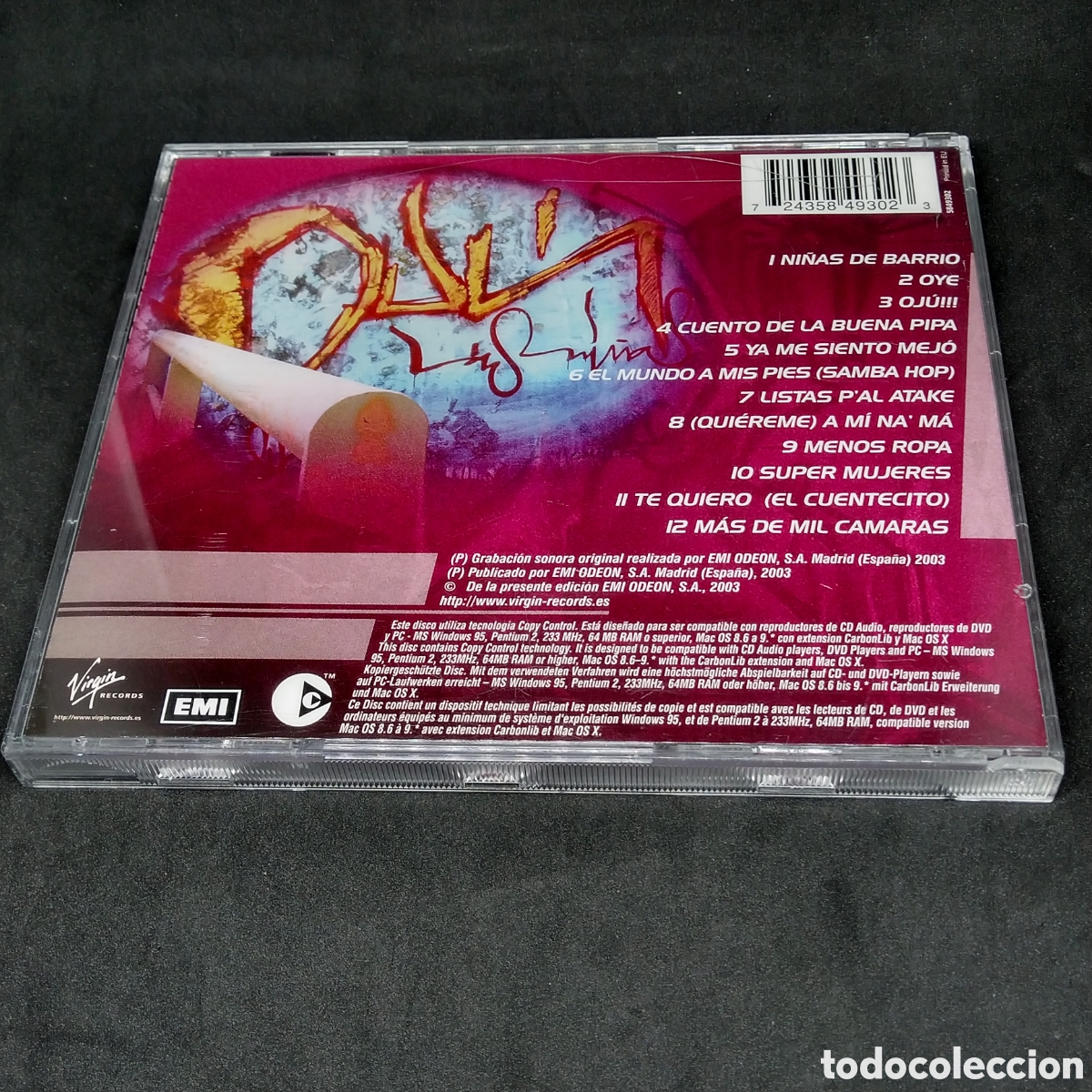 CDs de m&uacute;sica: LAS NI&Ntilde;AS - OJU - 2003 - CD - Foto 2