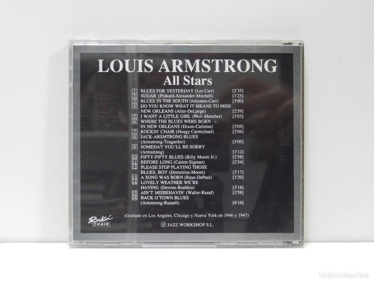 CDs de m&uacute;sica: DISCO CD. Louis Armstrong &ndash; All Stars. COMPACT DISC. - Foto 2