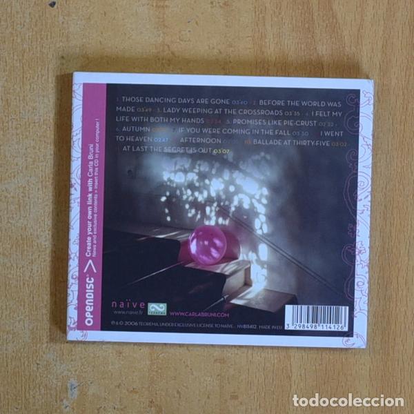 CDs de m&uacute;sica: CARLA BRUNI - NO PROMISES - CD - Foto 2