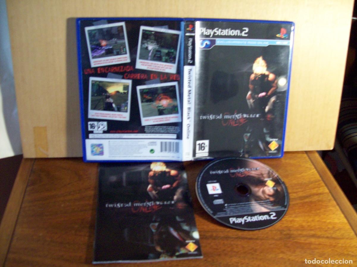 CDs de m&uacute;sica: TWISTED METAL : BLACK ONLINE - PLAYSTATION 2 CARATULA PARTE BAJA ALGO DETERIORADA