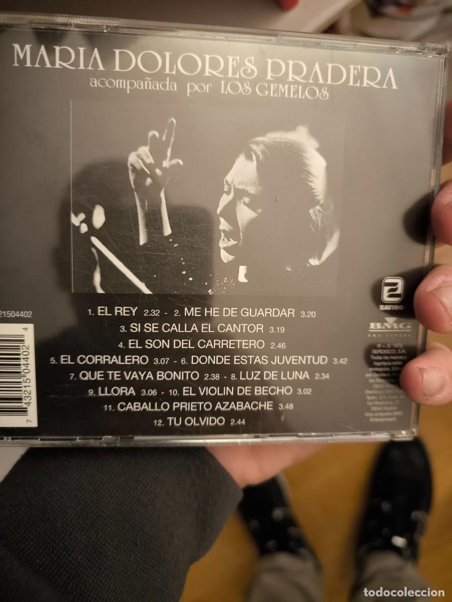 CDs de m&uacute;sica: CD MARIA DOLORES PRADERA EL REY - Foto 2