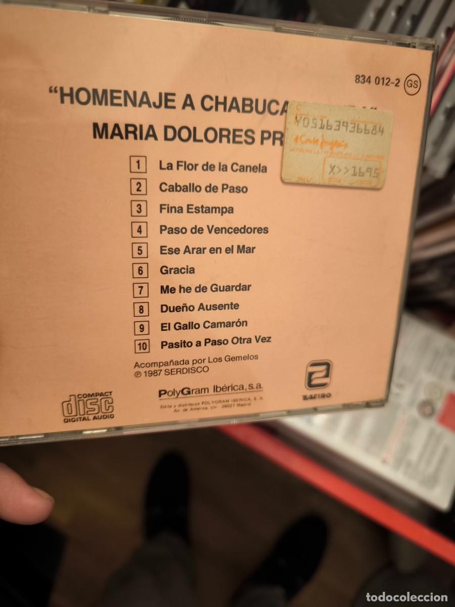 CDs de m&uacute;sica: CD MARIA DOLORES PRADERA CHABUCA GRANDA - Foto 2