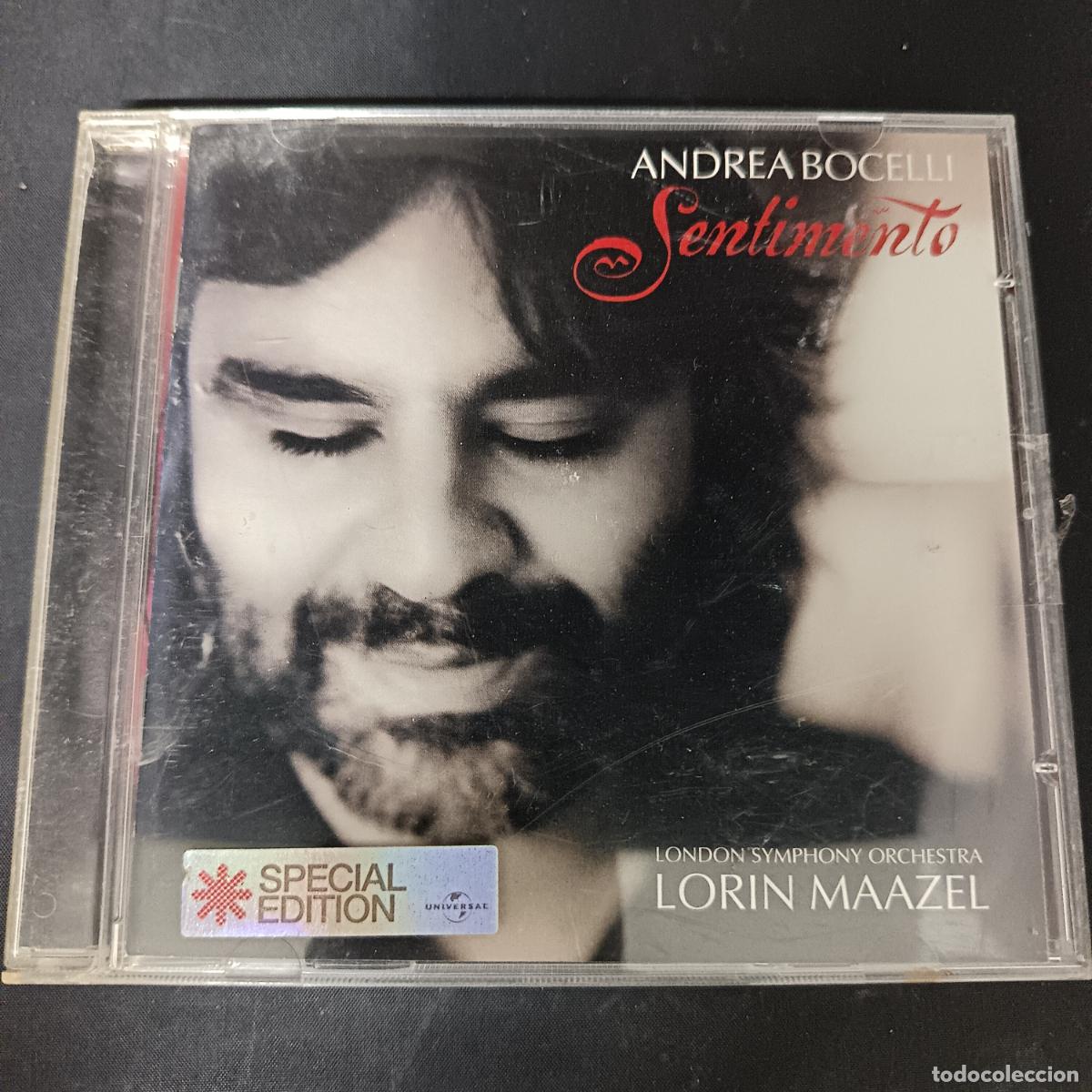 CDs de m&uacute;sica: ANDREA BOCELLI, SENTIMENTO. Lorin Maazel. CD - Foto 1