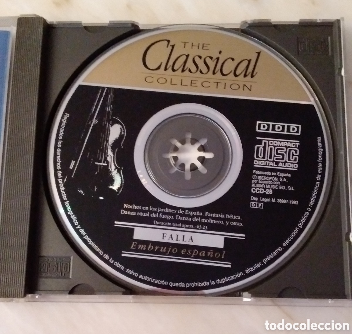 CDs de m&uacute;sica: CD THE CLASSICAL COLLECTION. FALLA. EMBRUJO ESPA&Ntilde;OL - Foto 2