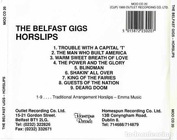 CDs de m&uacute;sica: Horslips &ndash; The Belfast Gigs - Foto 2