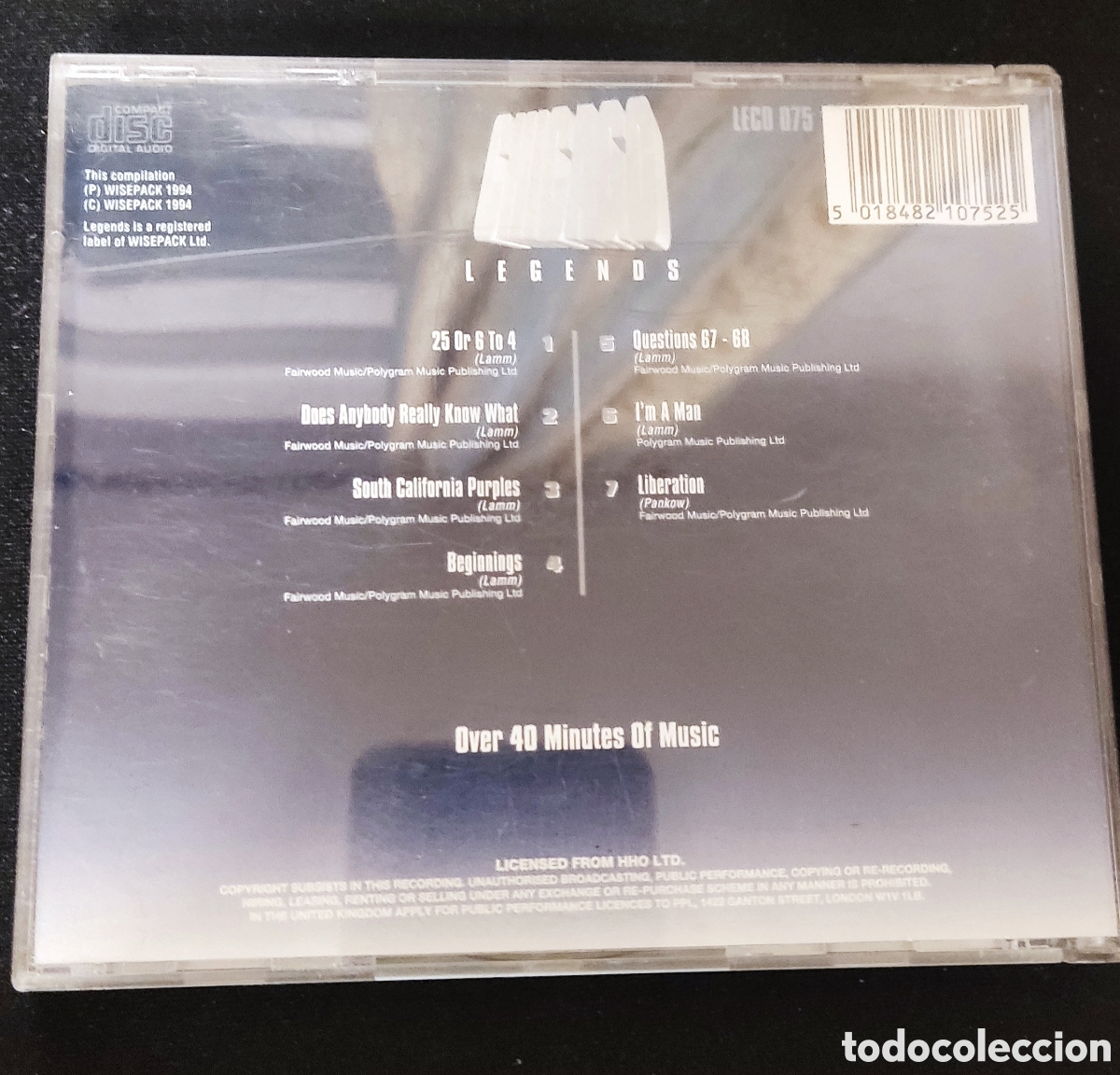 CDs de m&uacute;sica: CHICAGO - LEGENDS CD - Foto 2
