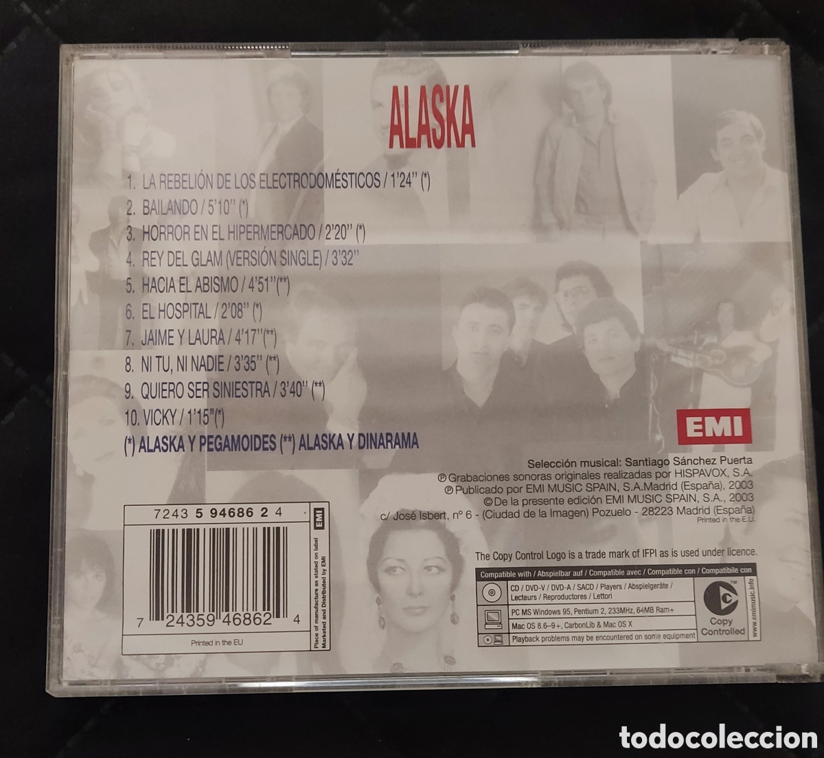 CDs de m&uacute;sica: COLECCI&Oacute;N GRANDES - ALASKA - Foto 2