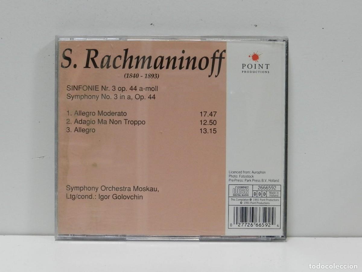 CDs de m&uacute;sica: DISCO CD. Rachmaninoff &ndash; Symphony No. 3. COMPACT DISC. - Foto 2