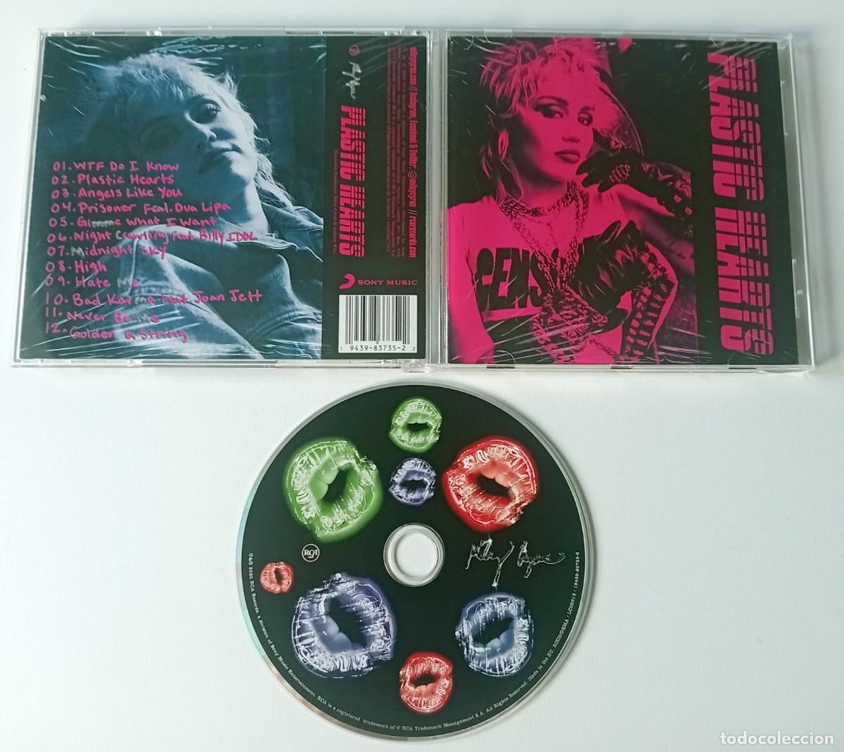 CDs de m&uacute;sica: CD MILEY CYRUS - PLASTIC HEARTS - Foto 2