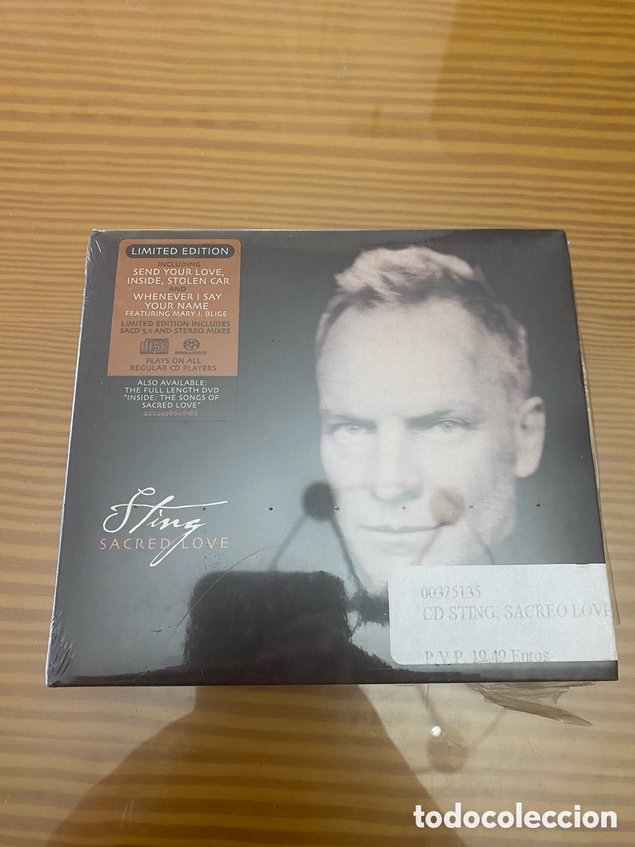 CDs de m&uacute;sica: Precintado!! Cd de Sting &ldquo;Sacred love&rdquo; - Foto 1