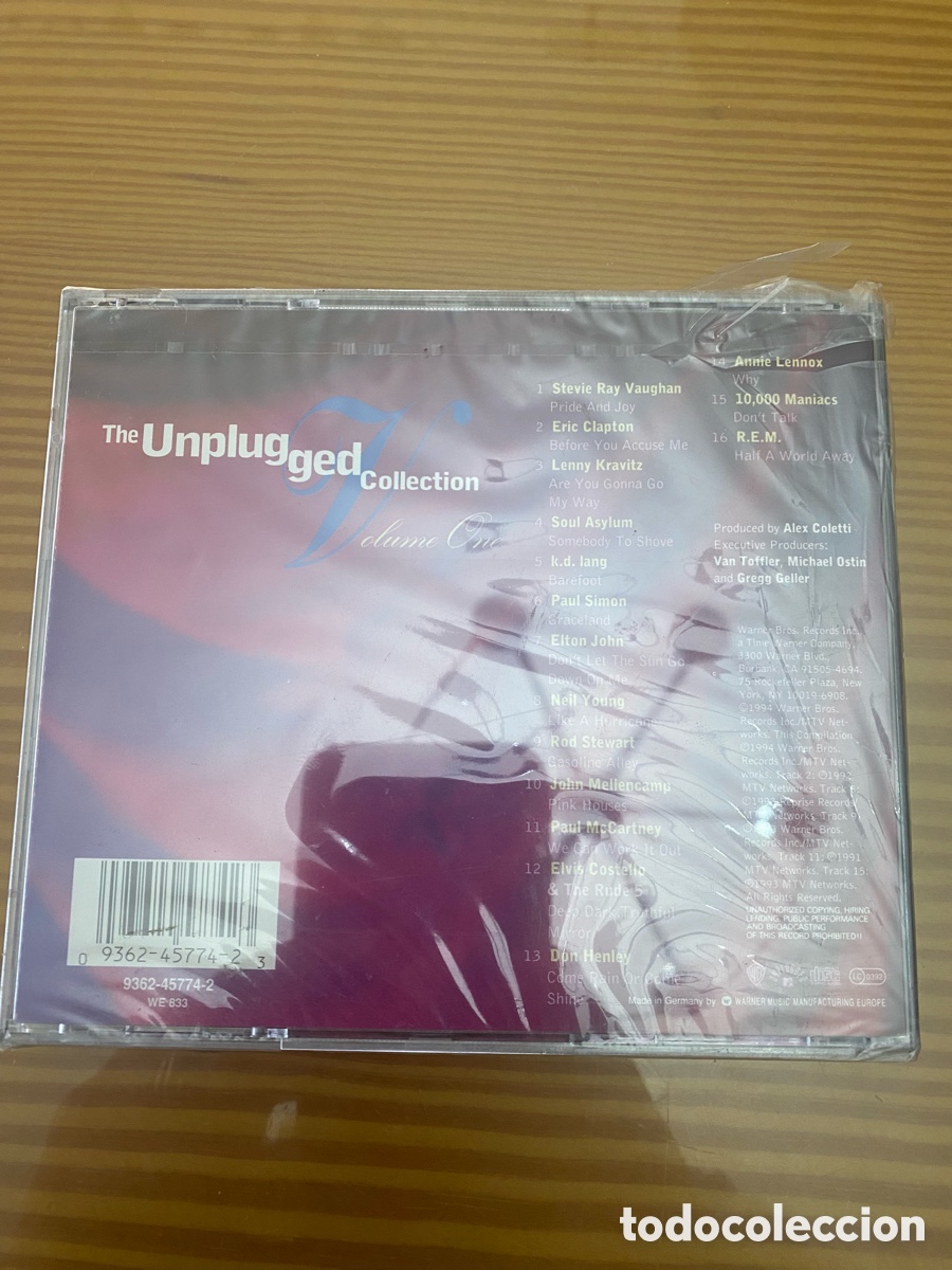 CDs de m&uacute;sica: Precintado!! Cd de The unplugged Collection &ldquo;Vol1&rdquo; - Foto 2
