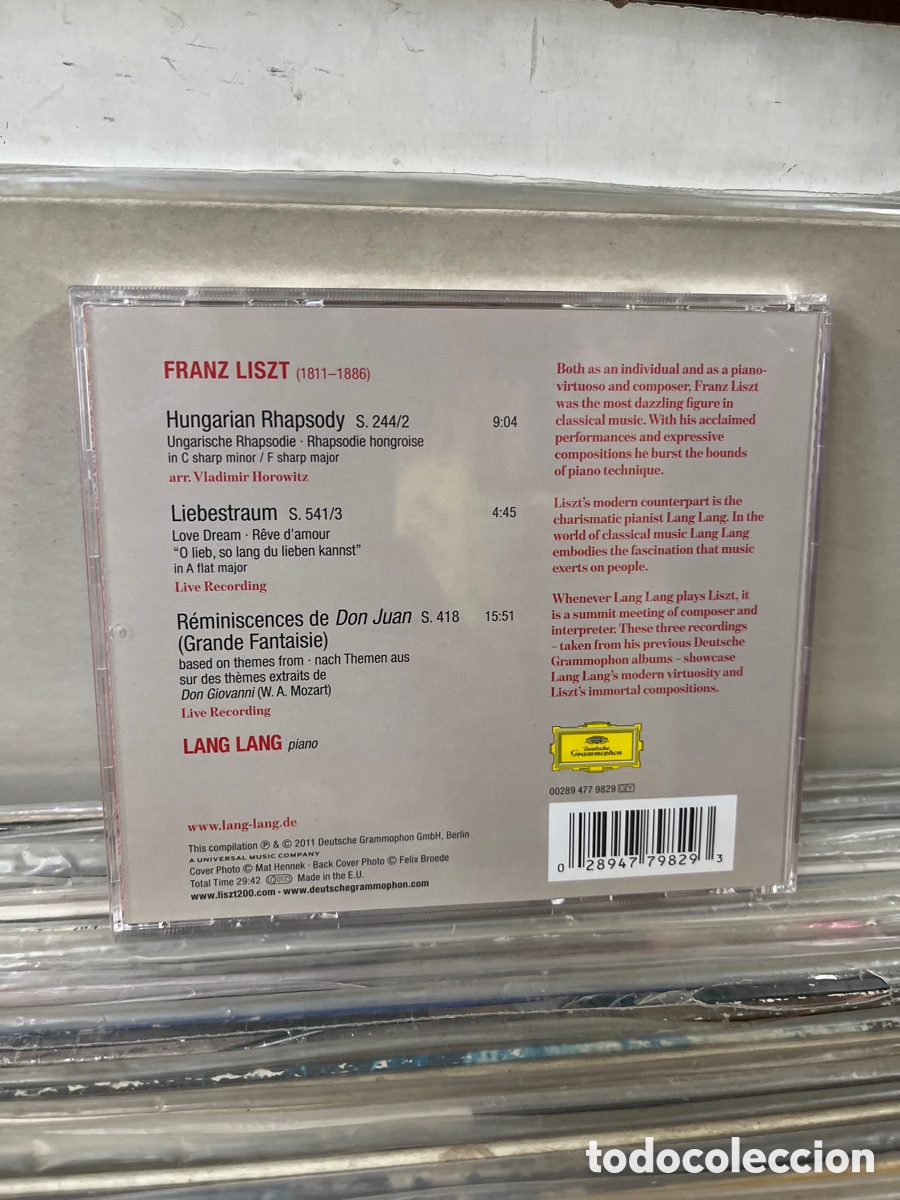 CDs de m&uacute;sica: lang lang liszt cd frank - Foto 2