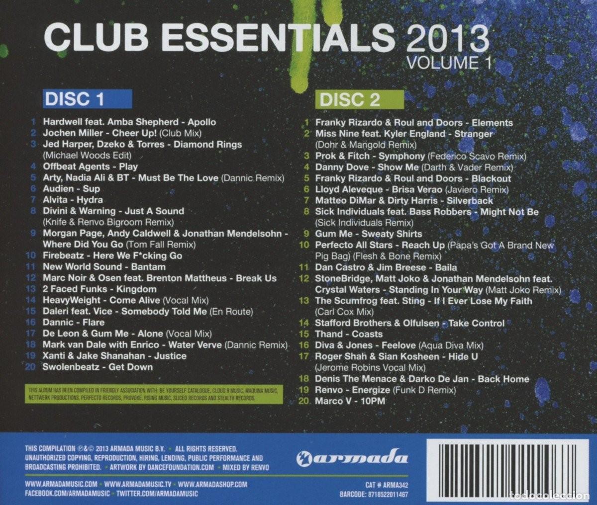 CDs de m&uacute;sica: CLUB ESSENTIALS 2013 -2CD - Foto 2