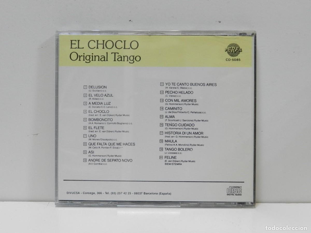 CDs de m&uacute;sica: DISCO CD. El Choclo &ndash; Original Tango. COMPACT DISC. - Foto 2