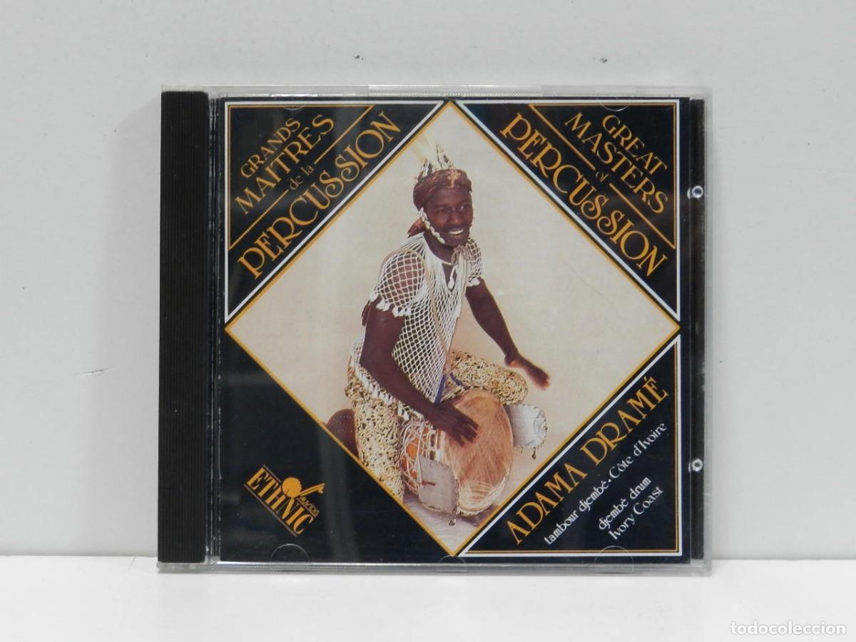 CDs de m&uacute;sica: DISCO CD. Adama Dram&eacute; &ndash; Grands Ma&icirc;tres De La Percussion. COMPACT DISC. - Foto 1